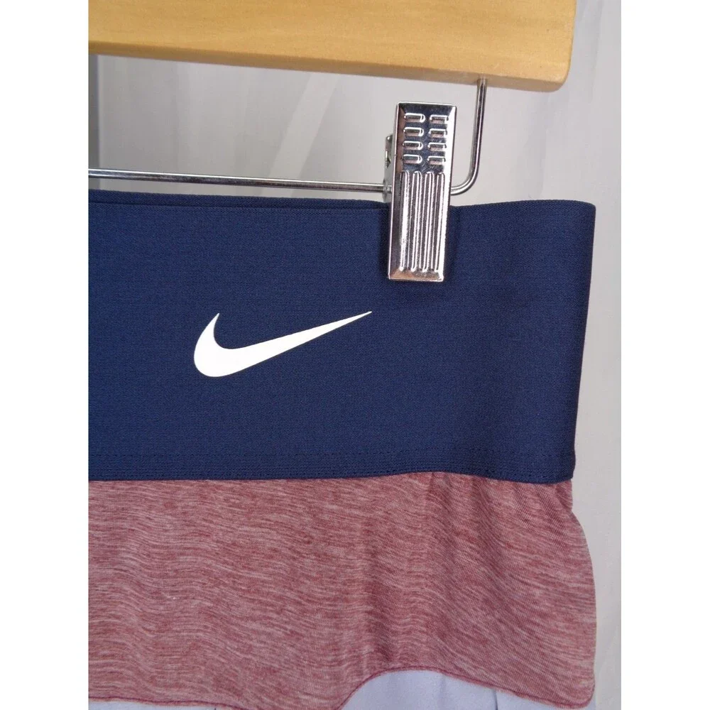 Nike Dri Fit Standard Fit Colorblock Pleated Skort Large Pickleball Tennis Golf